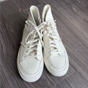 UGG Cream and Tan Sneakers